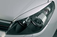 Pestañas focos delanteros Opel Astra H GTC/5prts (ABS)